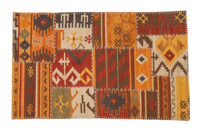 3x5 New Patchwork Kilim Rug