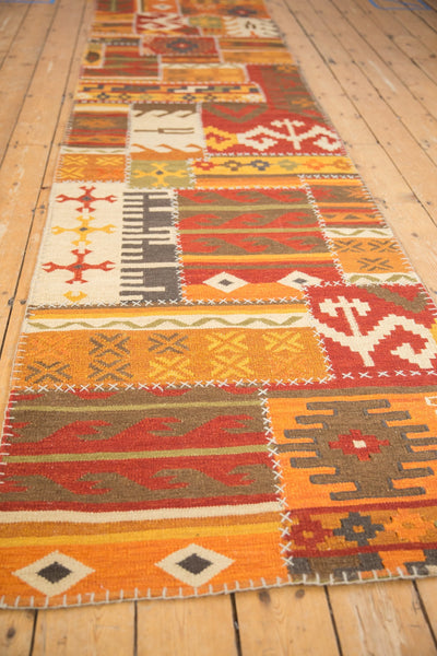 3x11.5 New Patchwork Kilim Rug Runner