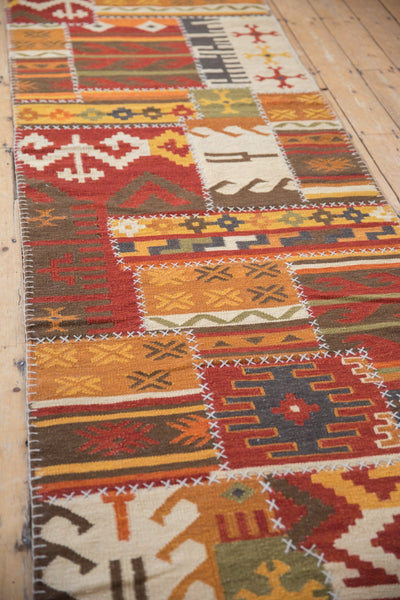 3x11.5 New Patchwork Kilim Rug Runner