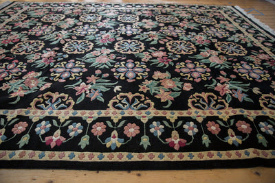 9x11.5 Vintage Indian Arts And Crafts Design Carpet by Old New House® - product image 6 for Resin Society