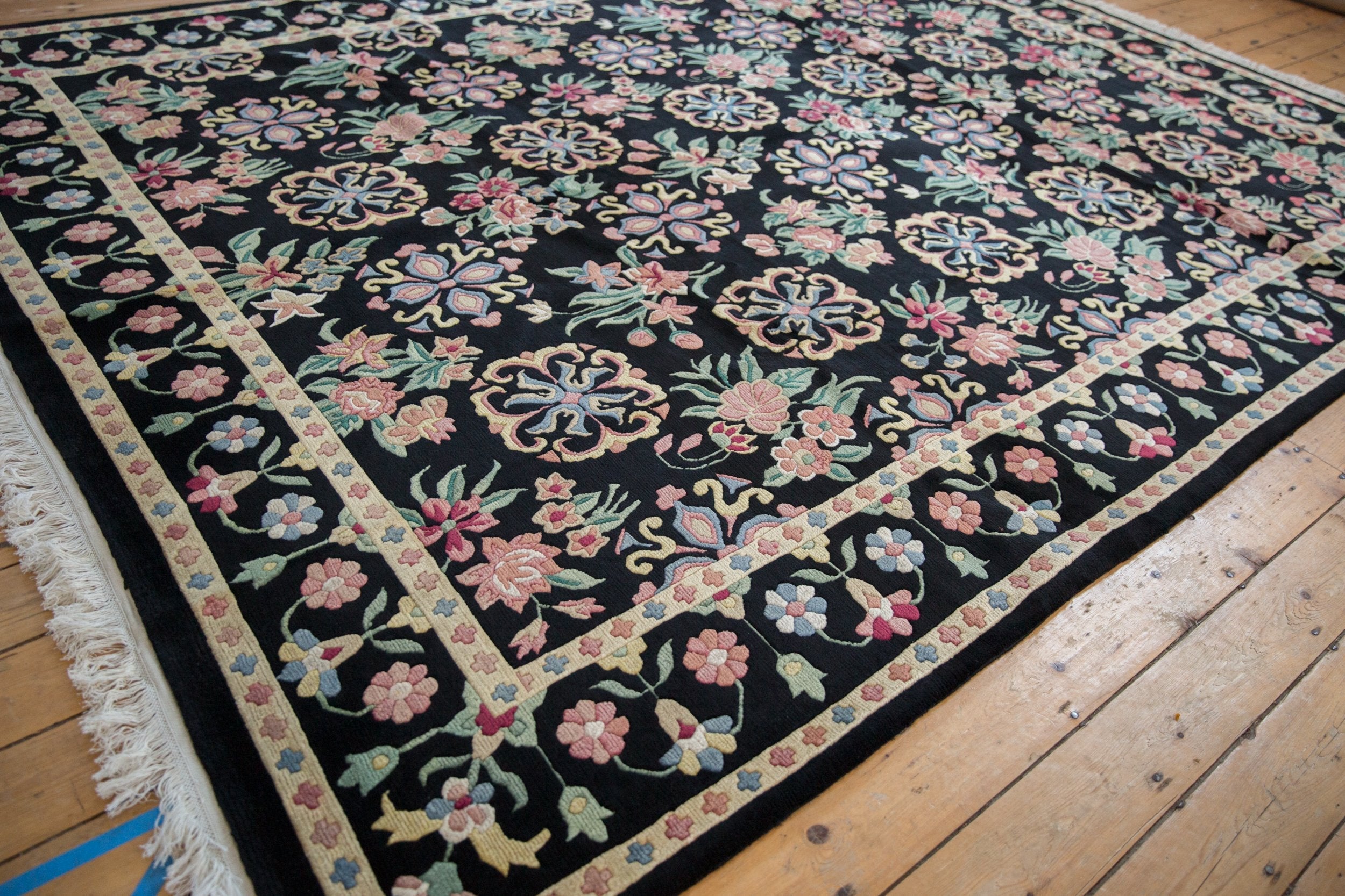 9x11.5 Vintage Indian Arts And Crafts Design Carpet by Old New House® - product image 8 for Resin Society