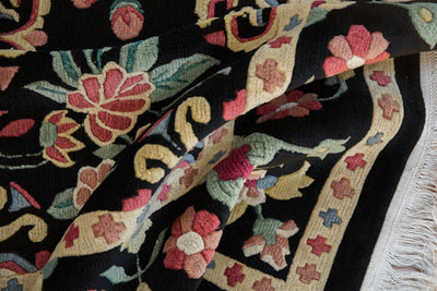 9x11.5 Vintage Indian Arts And Crafts Design Carpet by Old New House® - product image 14 for Resin Society