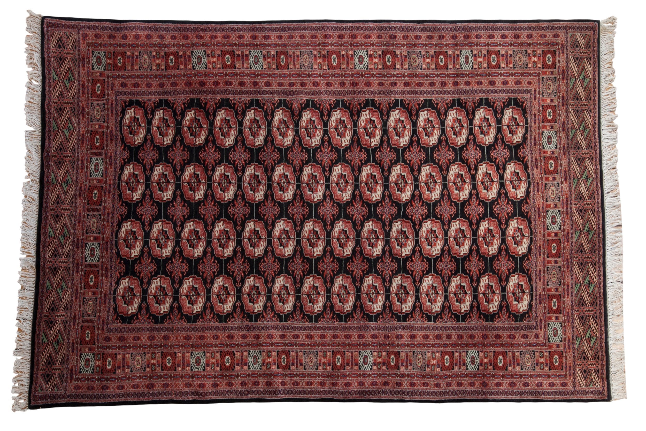6x9 Vintage Fine Bokhara Carpet by Old New House® - main product image for Resin Society