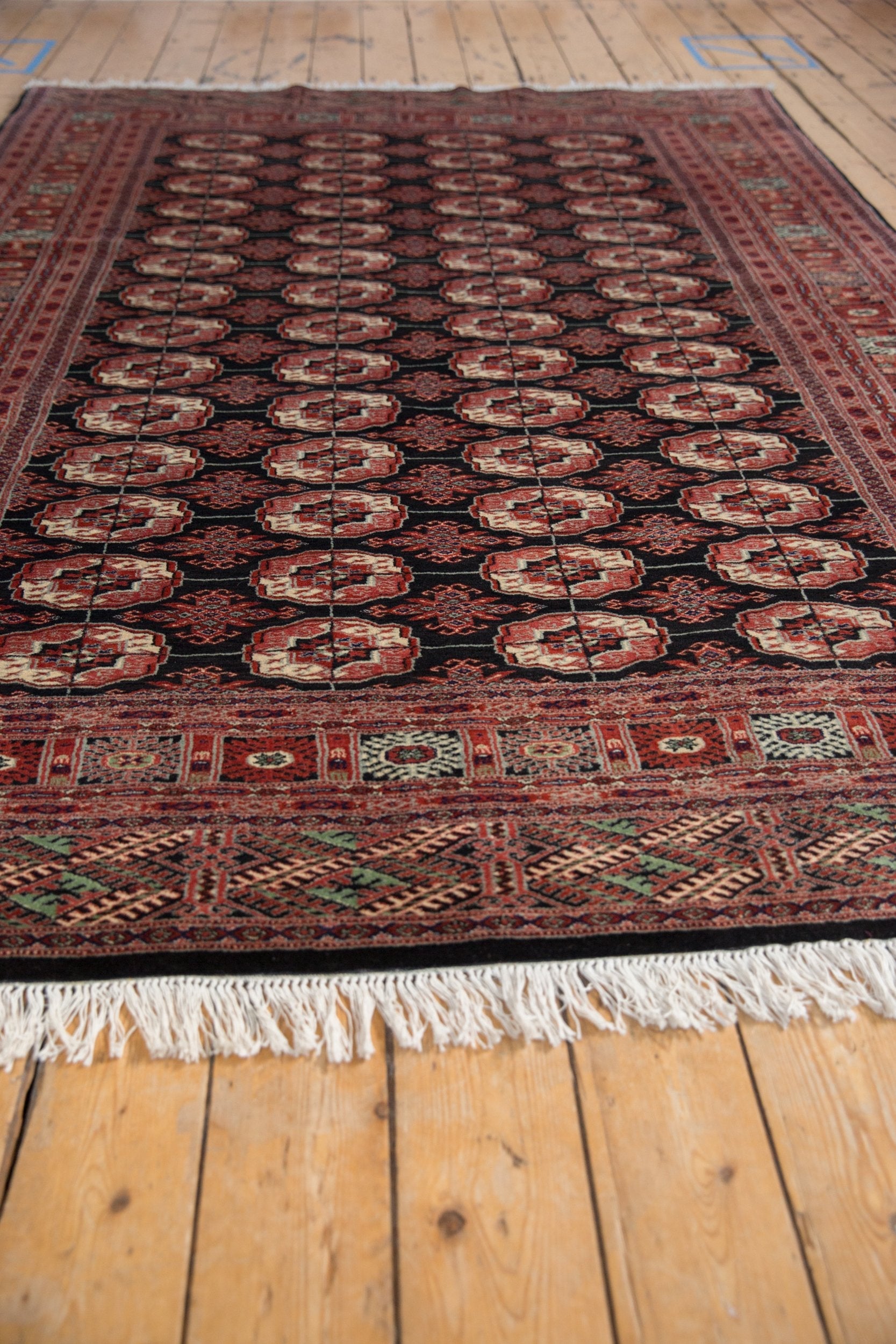 6x9 Vintage Fine Bokhara Carpet by Old New House® - product image 8 for Resin Society