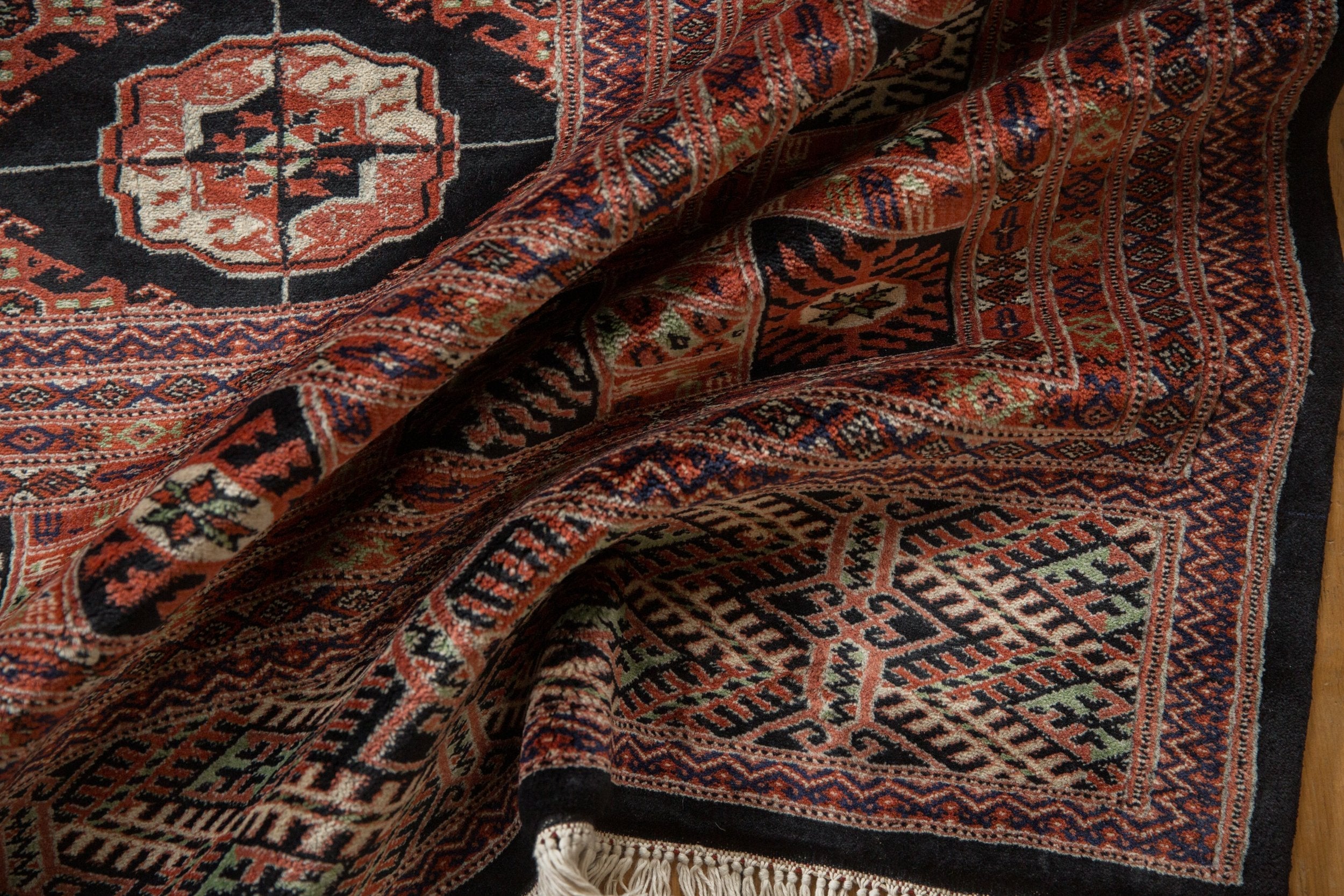 8.5x10.5 Vintage Fine Bokhara Carpet by Old New House® - product image 11 for Resin Society