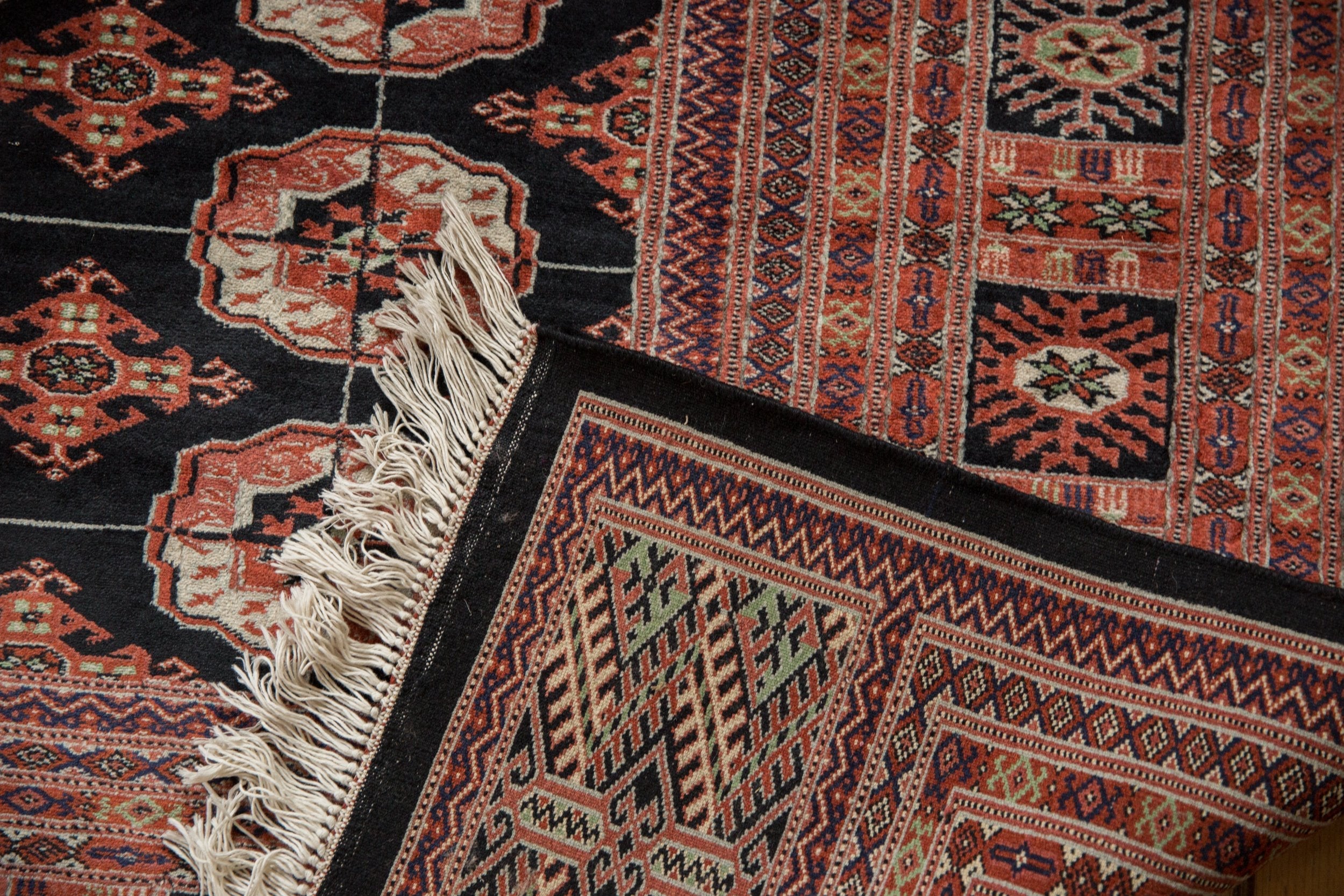 8.5x10.5 Vintage Fine Bokhara Carpet by Old New House® - product image 12 for Resin Society