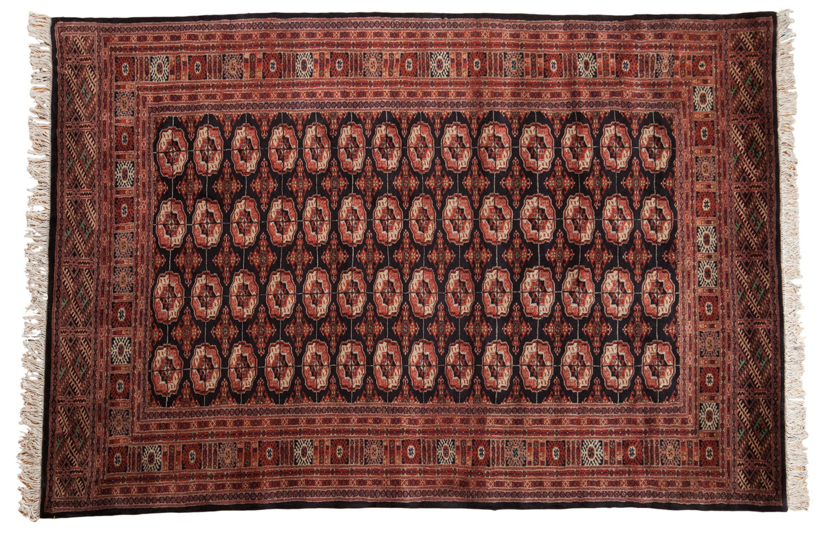 6x9 Vintage Fine Bokhara Carpet by Old New House® - main product image for Resin Society