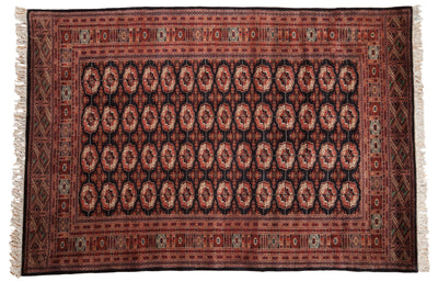 6x9 Vintage Fine Bokhara Carpet by Old New House® - main product image for Resin Society