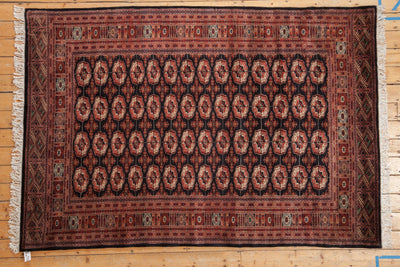 6x9 Vintage Fine Bokhara Carpet by Old New House® - product image 6 for Resin Society
