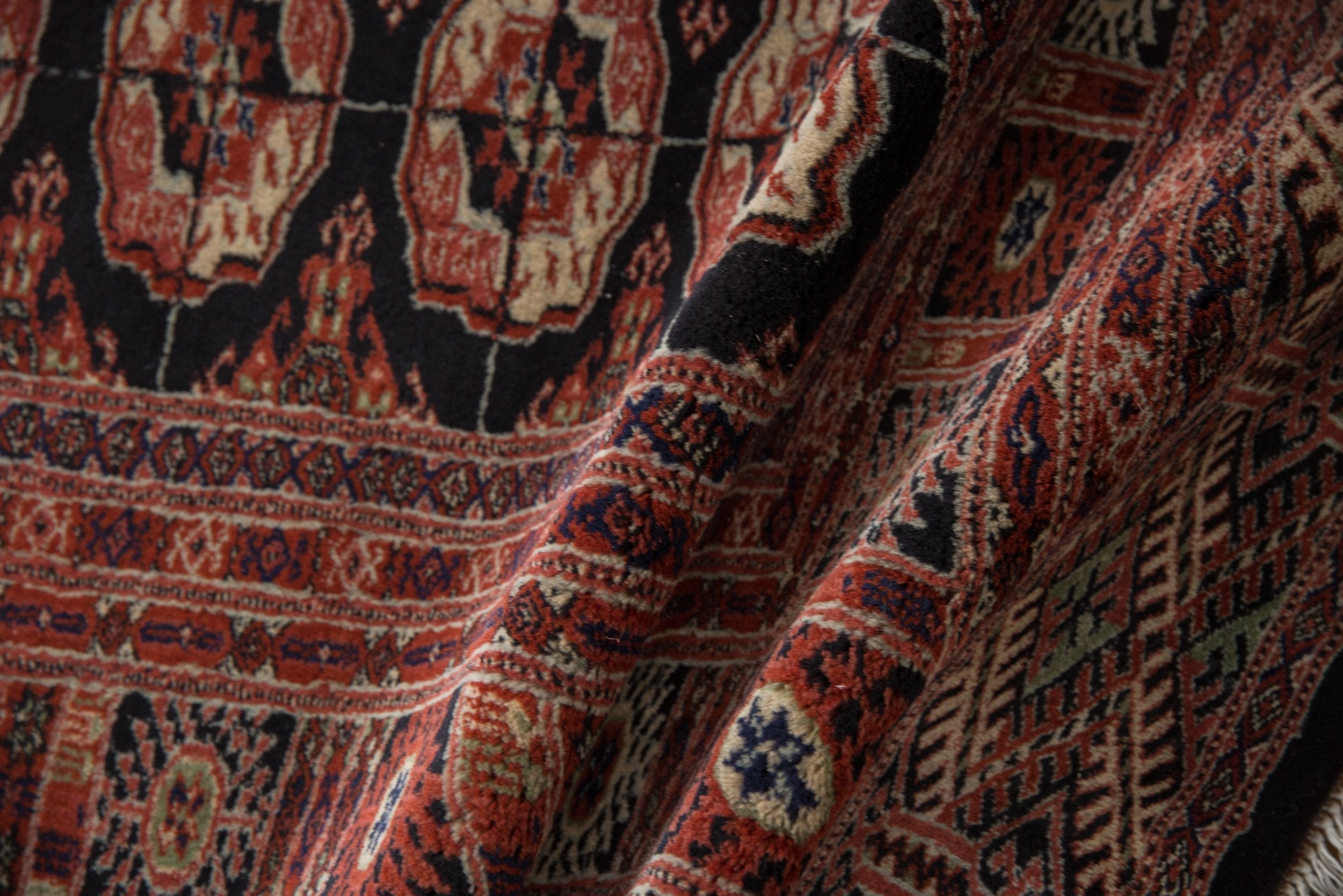 6x9 Vintage Fine Bokhara Carpet by Old New House® - product image 11 for Resin Society