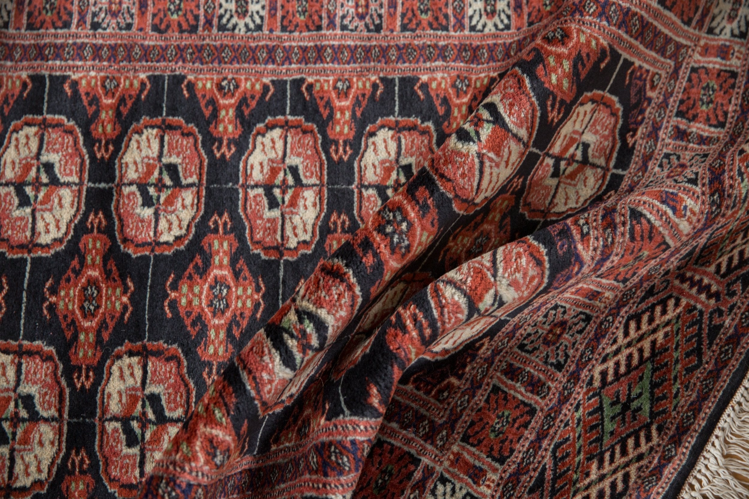 2.5x8 Vintage Fine Bokhara Rug Runner by Old New House® - product image 8 for Resin Society