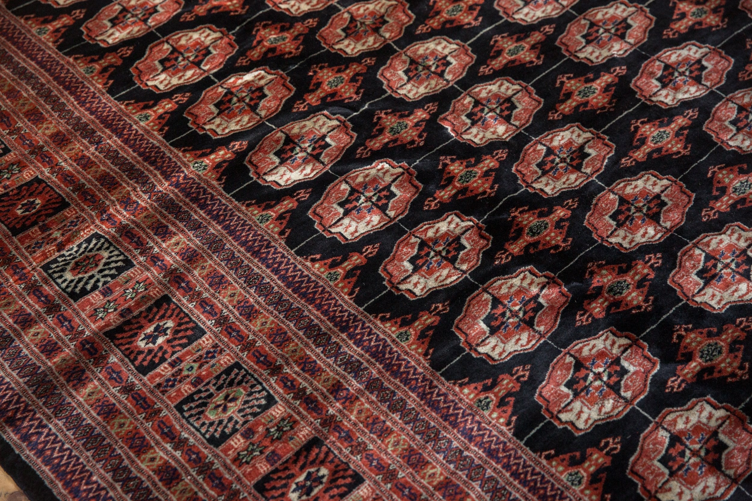 8x10 Vintage Fine Bokhara Carpet by Old New House® - product image 9 for Resin Society