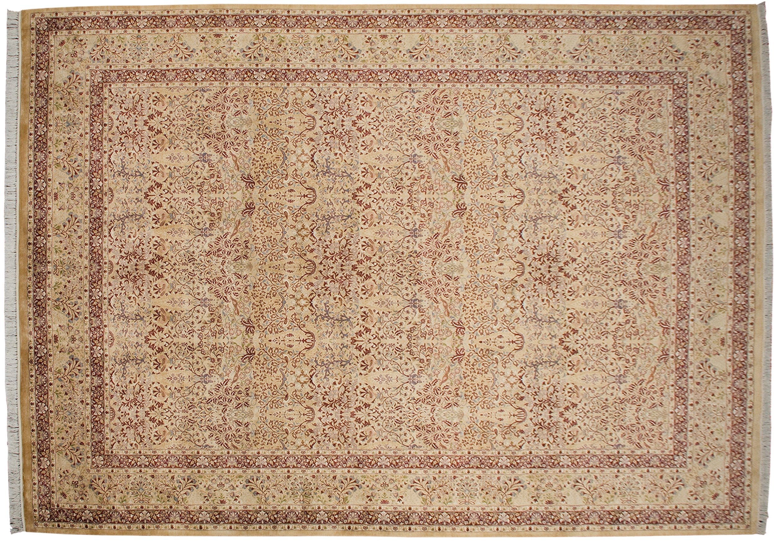 10x14 Vintage Pakistani Kerman Design Carpet by Old New House® - main product image for Resin Society