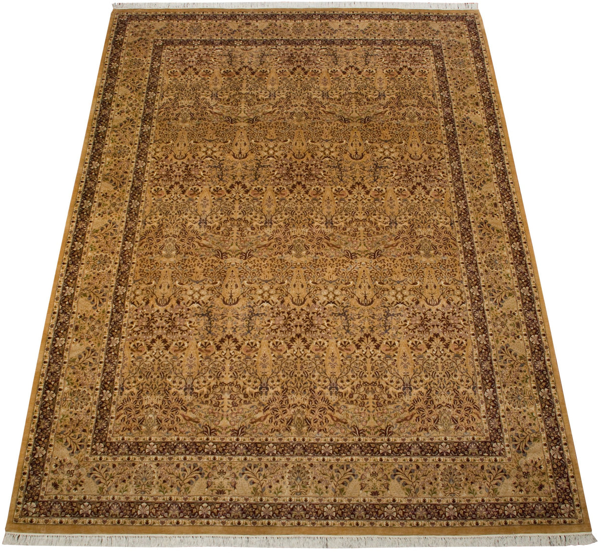 10x14 Vintage Pakistani Kerman Design Carpet by Old New House® - product image 3 for Resin Society