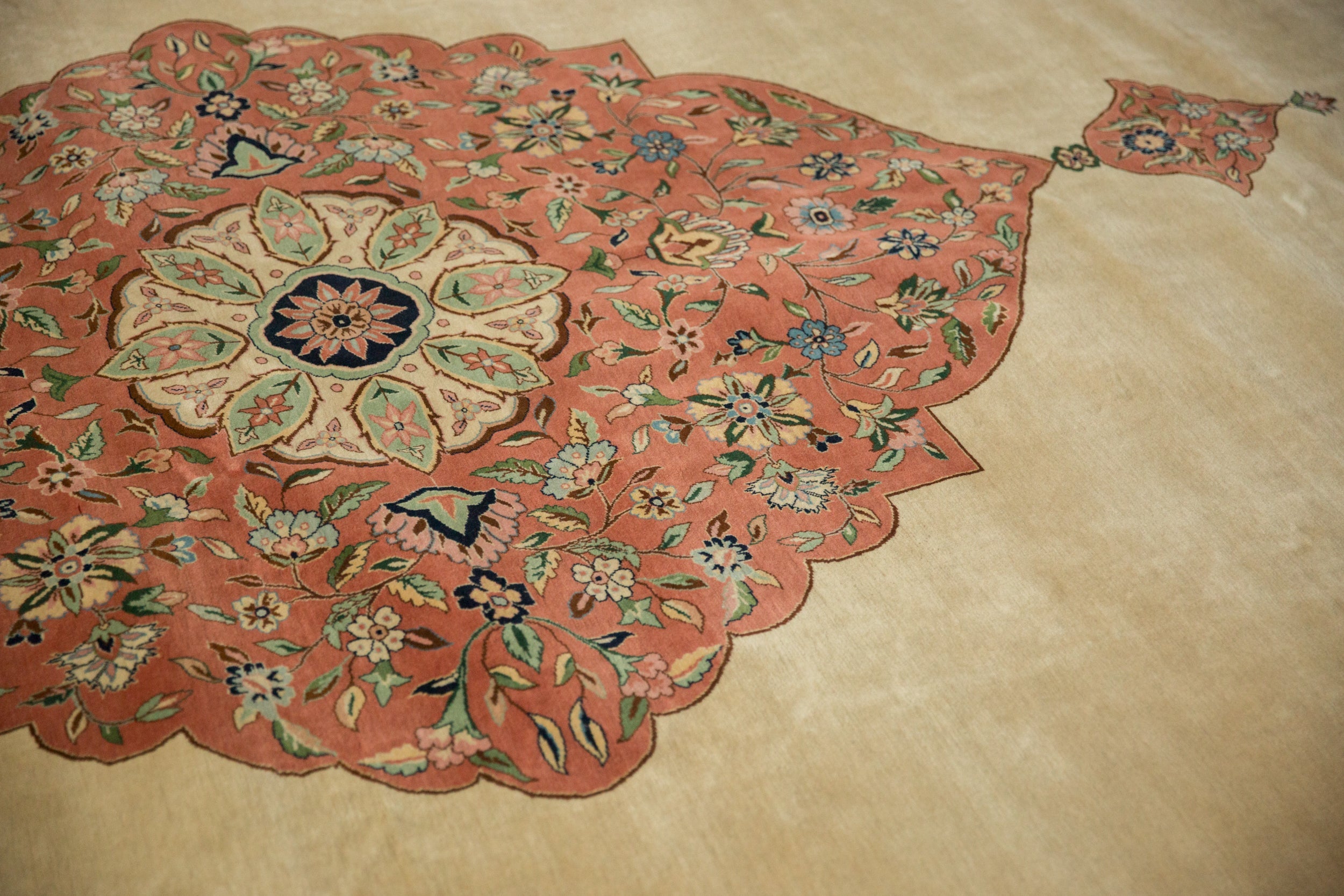 12x15 Vintage Bulgarian Tabriz Design Carpet by Old New House® - product image 7 for Resin Society