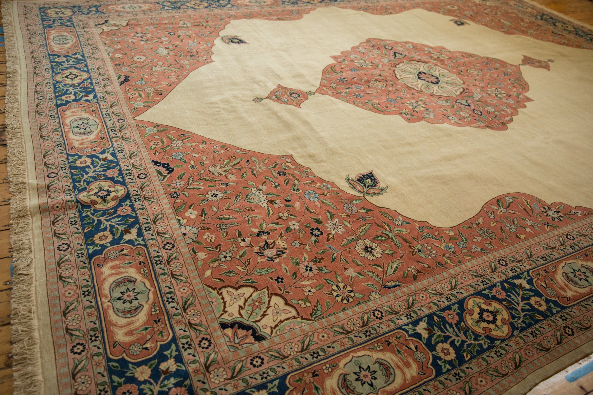 12x15 Vintage Bulgarian Tabriz Design Carpet by Old New House® - product image 9 for Resin Society