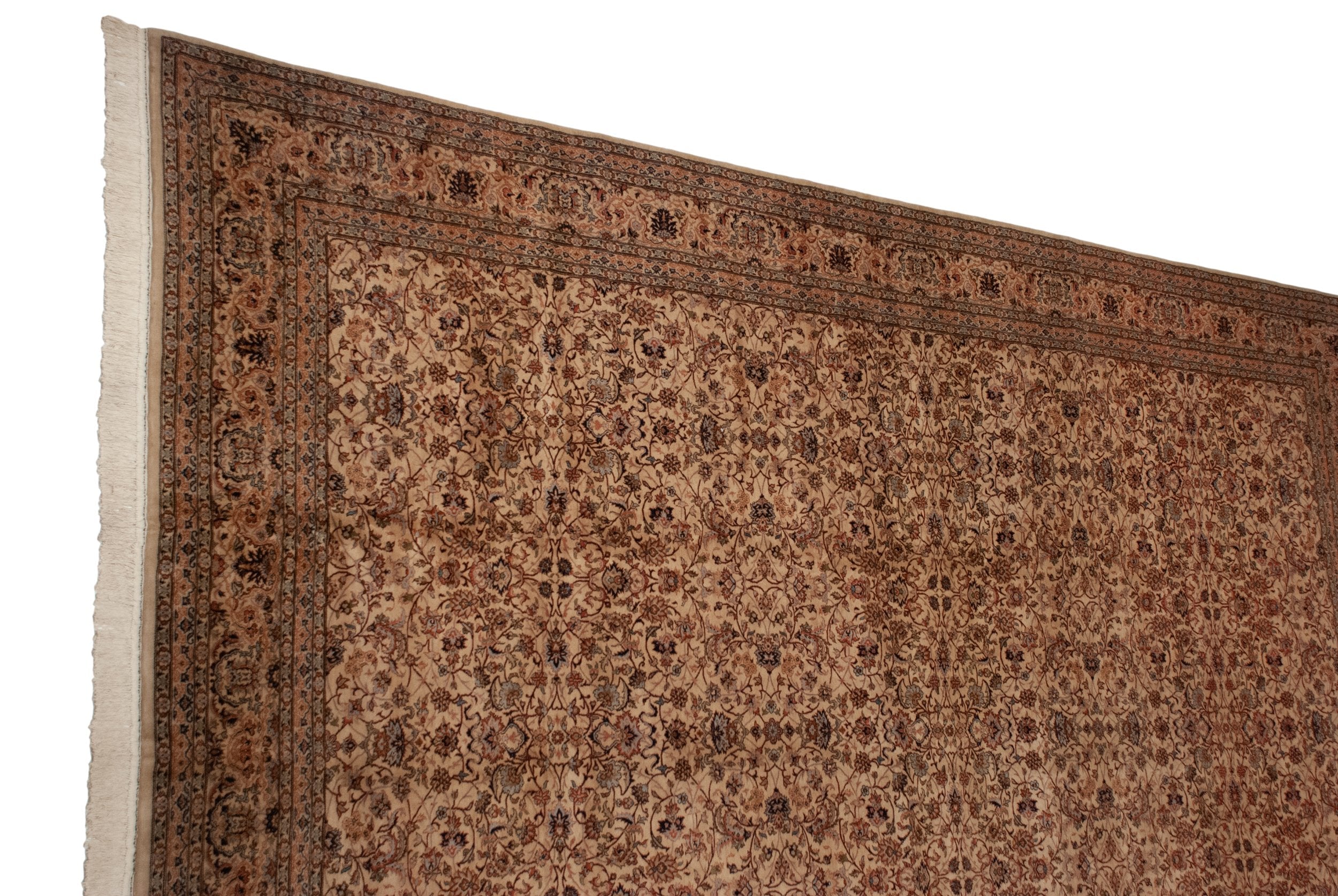 12x17.5 Vintage Pakistani Isfahan Design Carpet by Old New House® - product image 3 for Resin Society