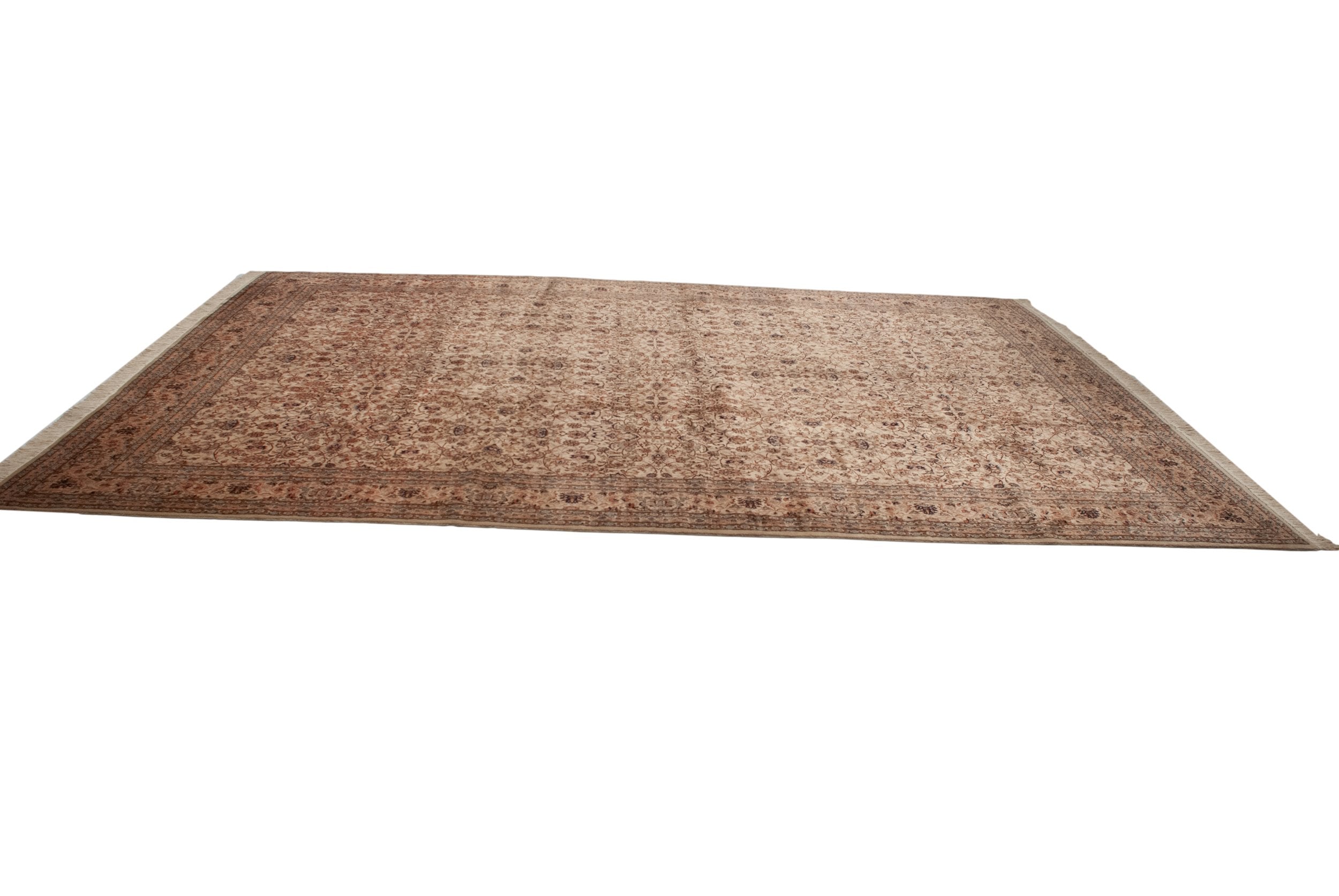 12x17.5 Vintage Pakistani Isfahan Design Carpet by Old New House® - product image 14 for Resin Society