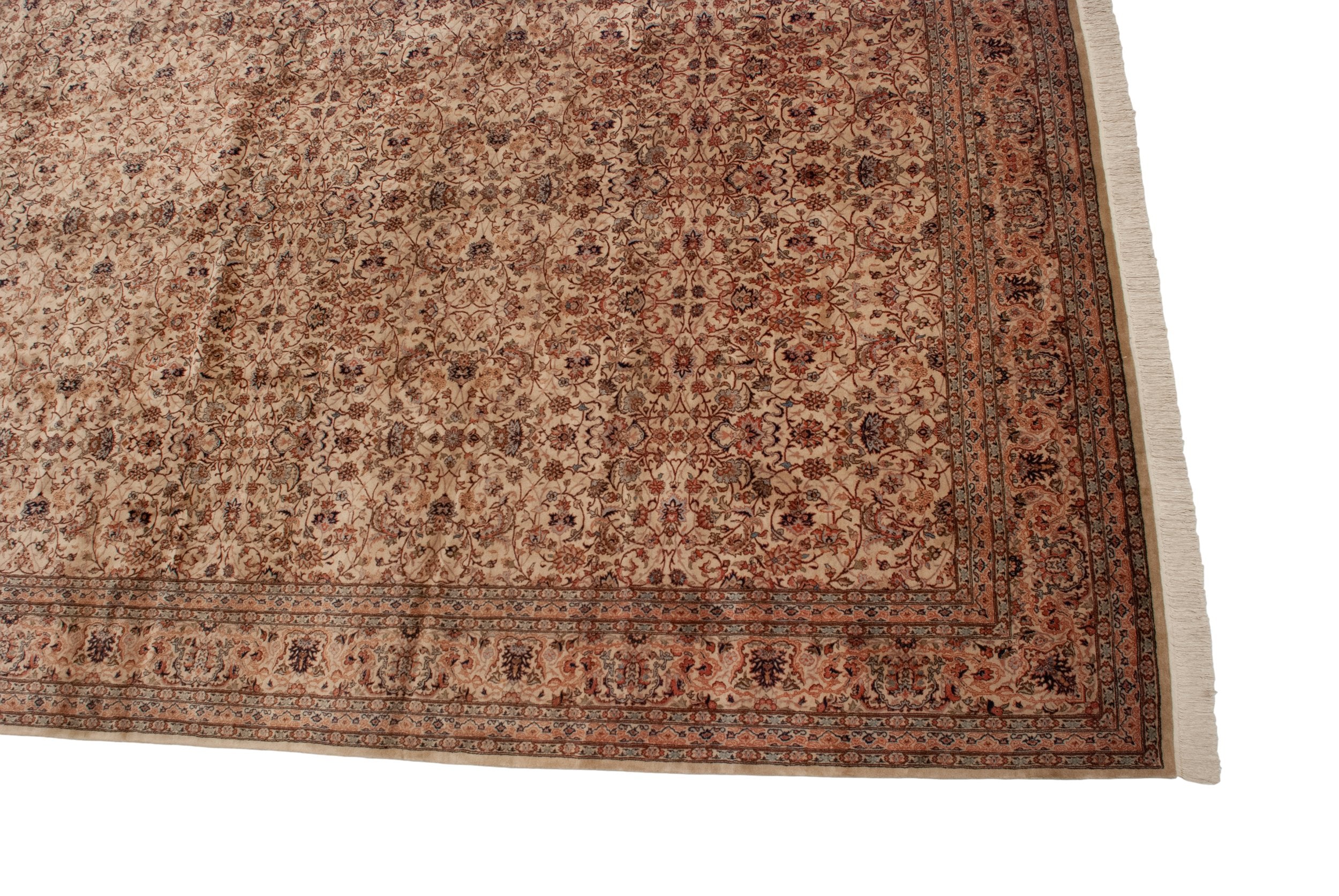 12x17.5 Vintage Pakistani Isfahan Design Carpet by Old New House® - product image 16 for Resin Society