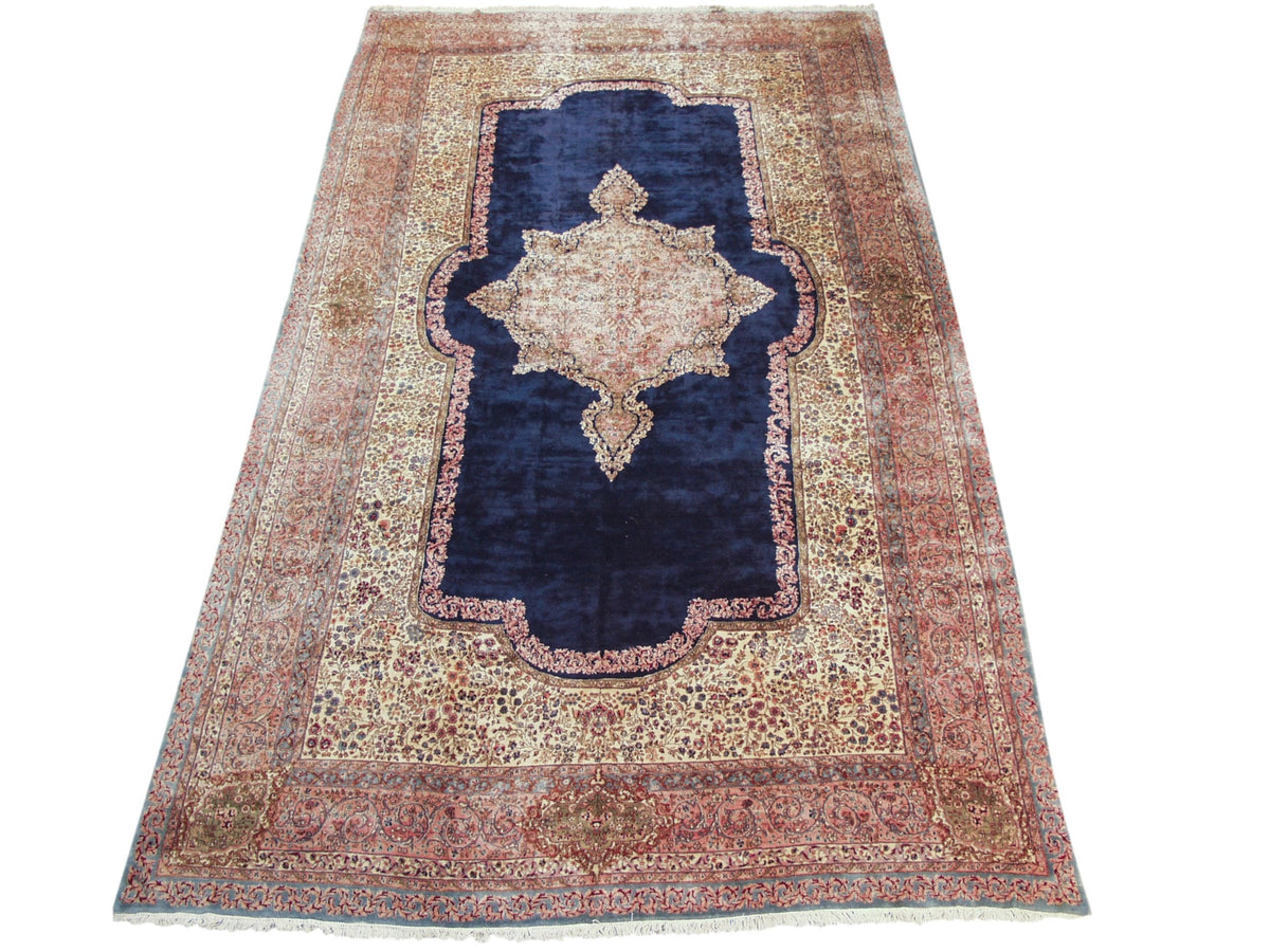 11.5x21 Vintage Fine Kerman Carpet by Old New House® - main product image for Resin Society
