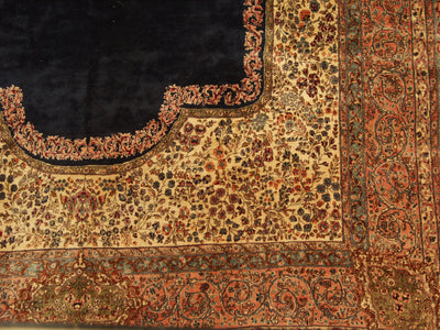 11.5x21 Vintage Fine Kerman Carpet by Old New House® - product image 2 for Resin Society