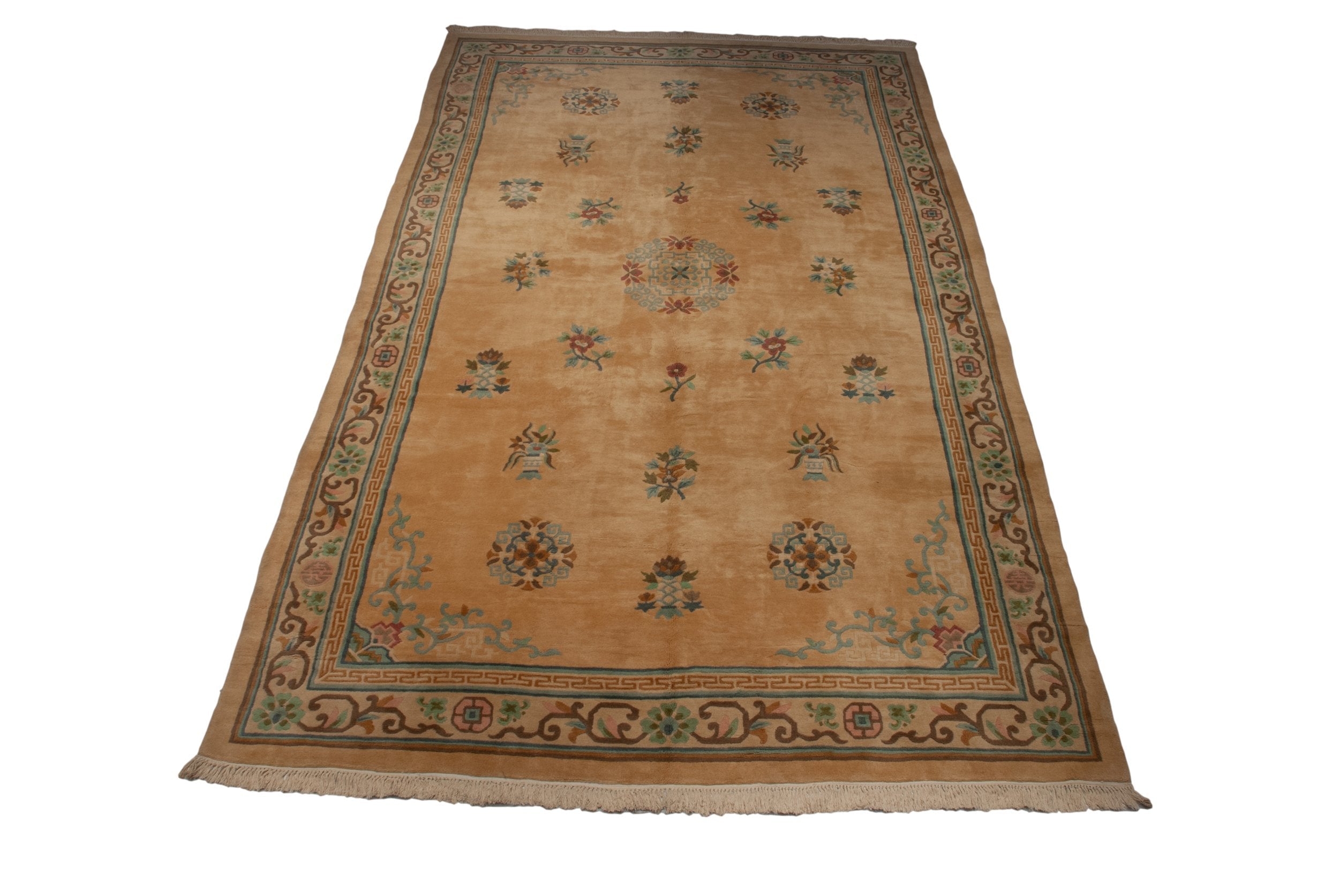 10.5x17.5 Vintage Japanese Peking Design Carpet by Old New House® - product image 2 for Resin Society
