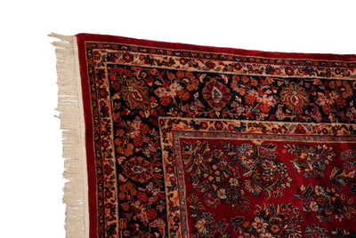 9x18 Vintage American Sarouk Carpet by Old New House® - product image 4 for Resin Society