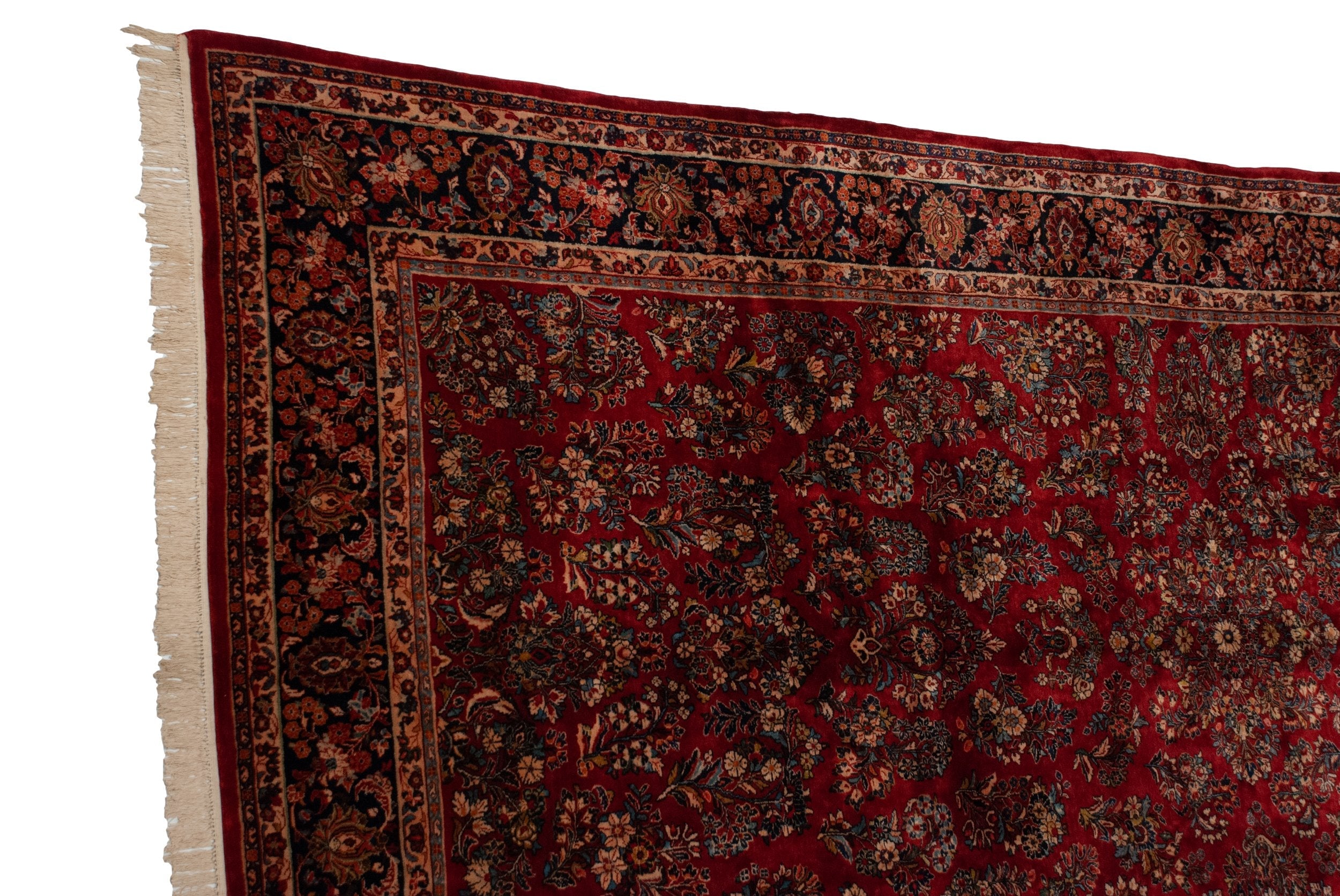 9x18 Vintage American Sarouk Carpet by Old New House® - product image 8 for Resin Society
