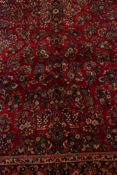 9x18 Vintage American Sarouk Carpet by Old New House® - product image 11 for Resin Society
