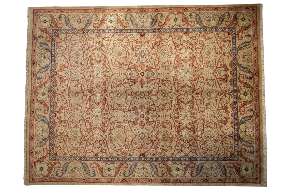 9x12 Vintage Indian Bijar Design Carpet by Old New House® - main product image for Resin Society