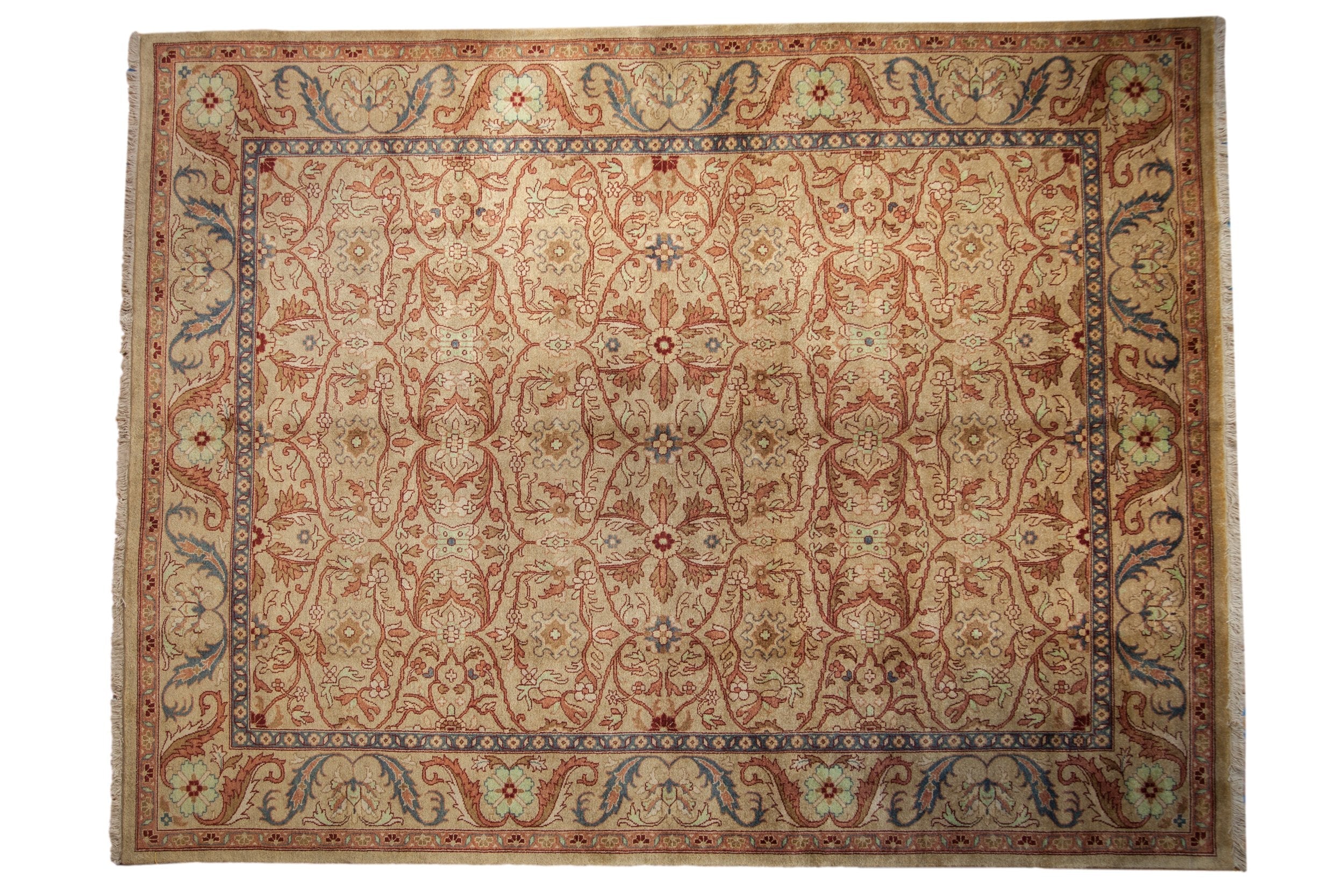 9x12 Vintage Indian Bijar Design Carpet by Old New House® - main product image for Resin Society