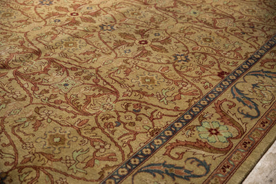 9x12 Vintage Indian Bijar Design Carpet by Old New House® - product image 9 for Resin Society