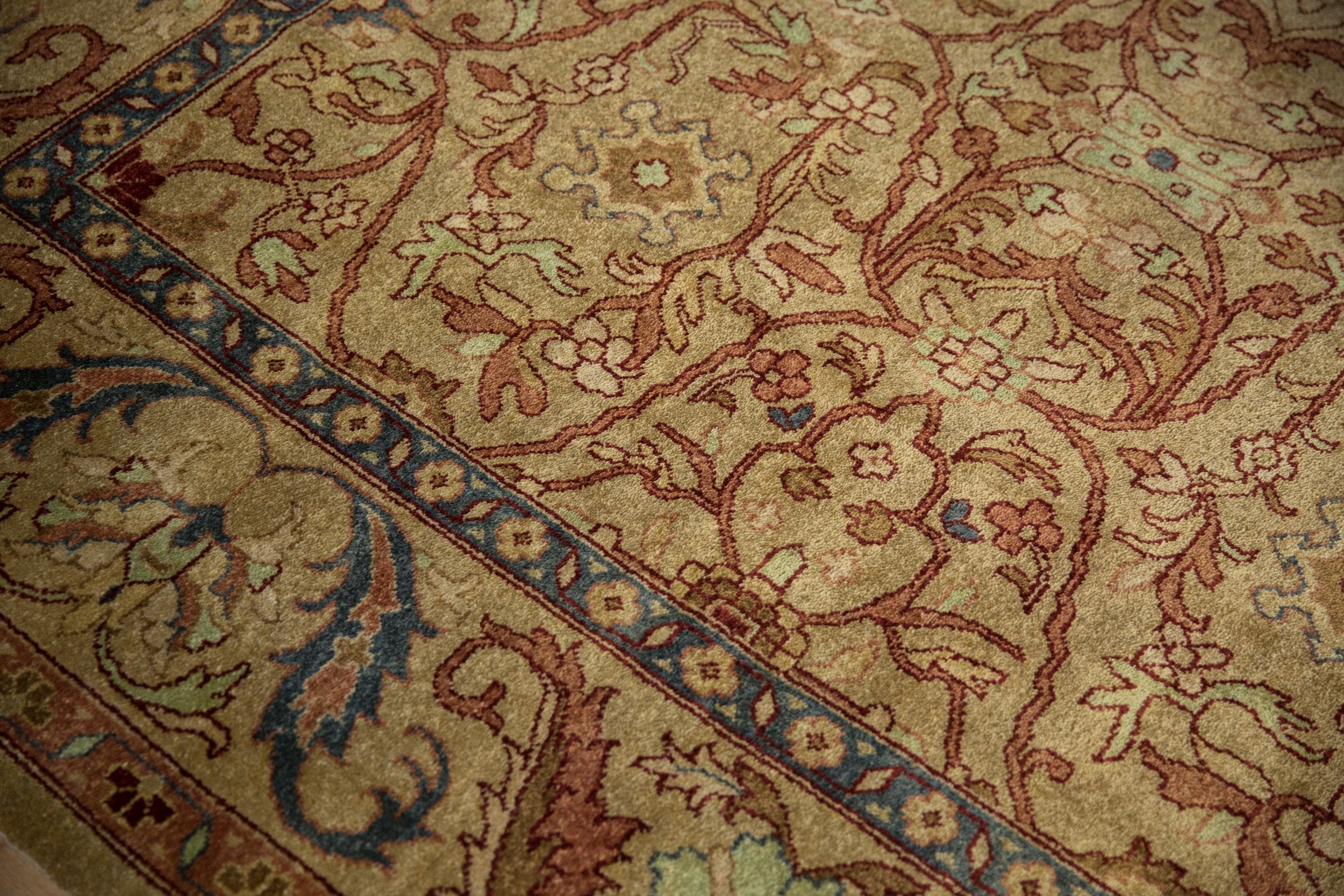 9x12 Vintage Indian Bijar Design Carpet by Old New House® - product image 10 for Resin Society