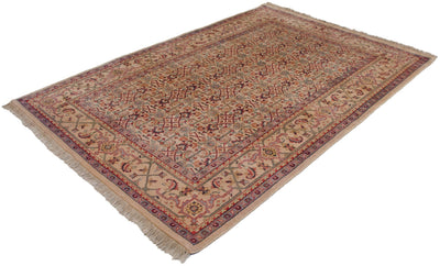 6x9 Vintage Indian Mahal Design Carpet by Old New House® - product image 2 for Resin Society