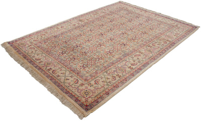 6x9 Vintage Indian Mahal Design Carpet by Old New House® - product image 3 for Resin Society