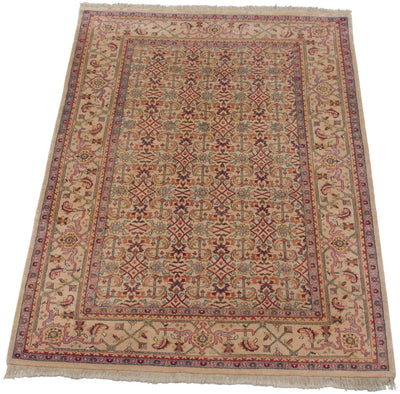 6x9 Vintage Indian Mahal Design Carpet by Old New House® - product image 4 for Resin Society