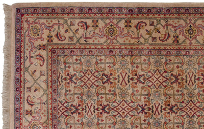 6x9 Vintage Indian Mahal Design Carpet by Old New House® - product image 6 for Resin Society