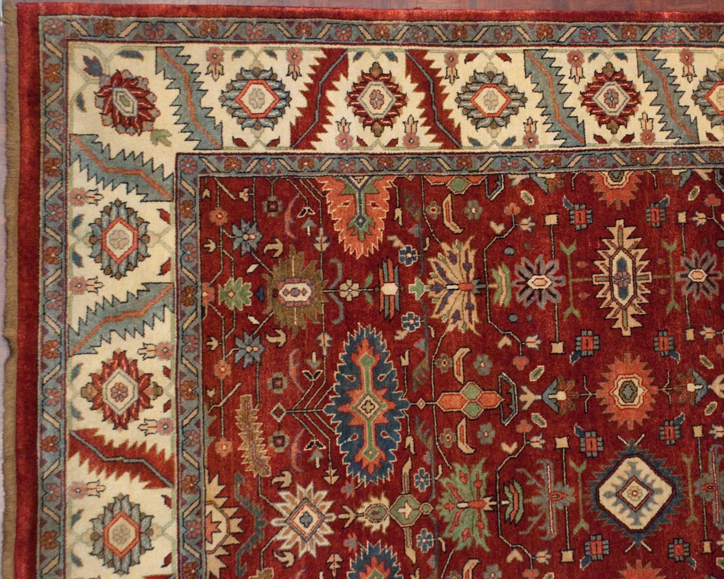 8x10 Vintage Indian Heriz Design Carpet by Old New House® - product image 3 for Resin Society