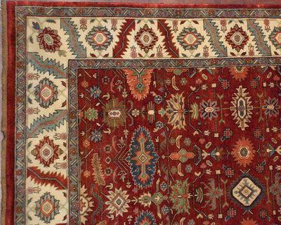8x10 Vintage Indian Heriz Design Carpet by Old New House® - product image 3 for Resin Society
