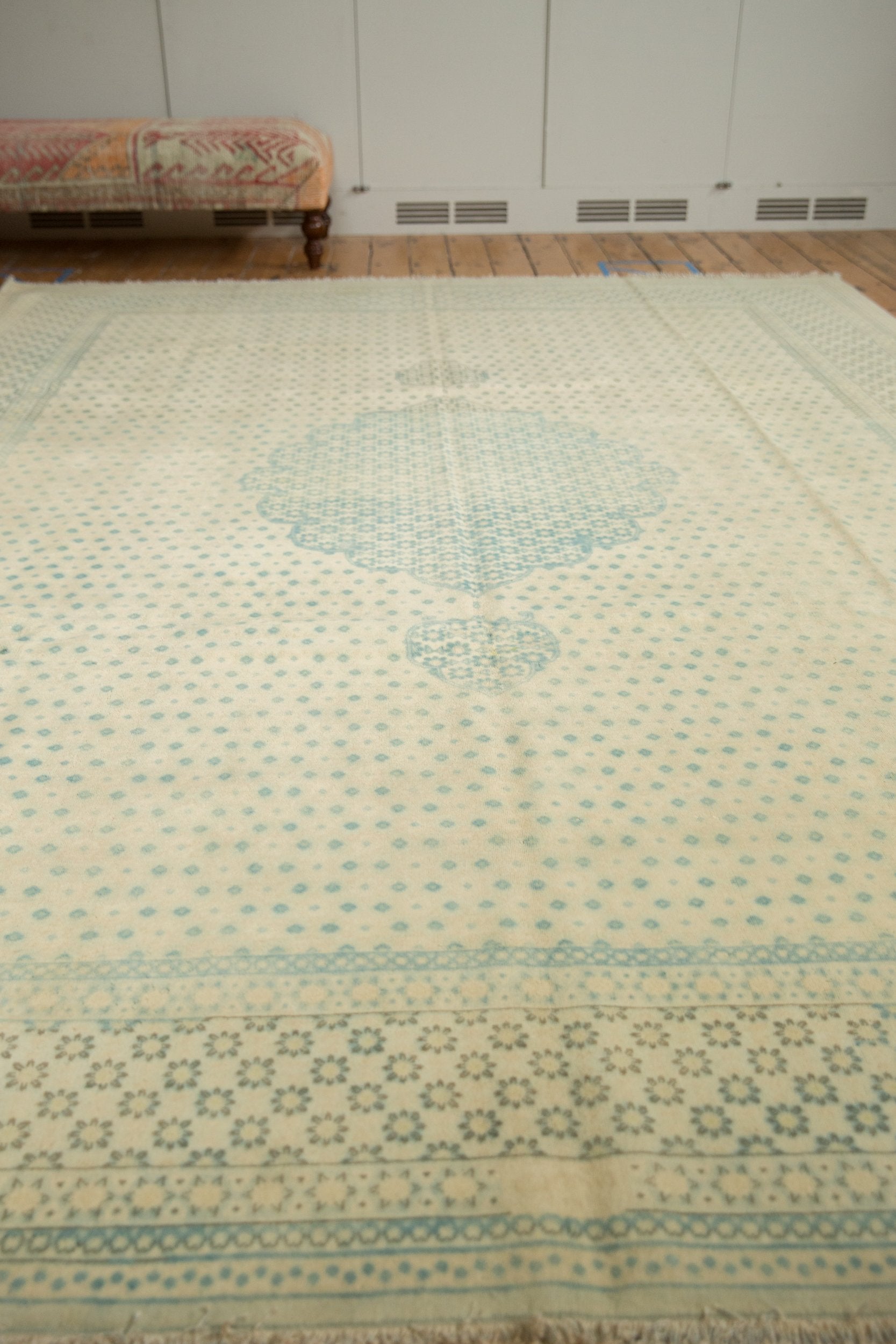 9x11.5 Vintage Distressed Bulgarian Tabriz Design Carpet by Old New House® - product image 4 for Resin Society