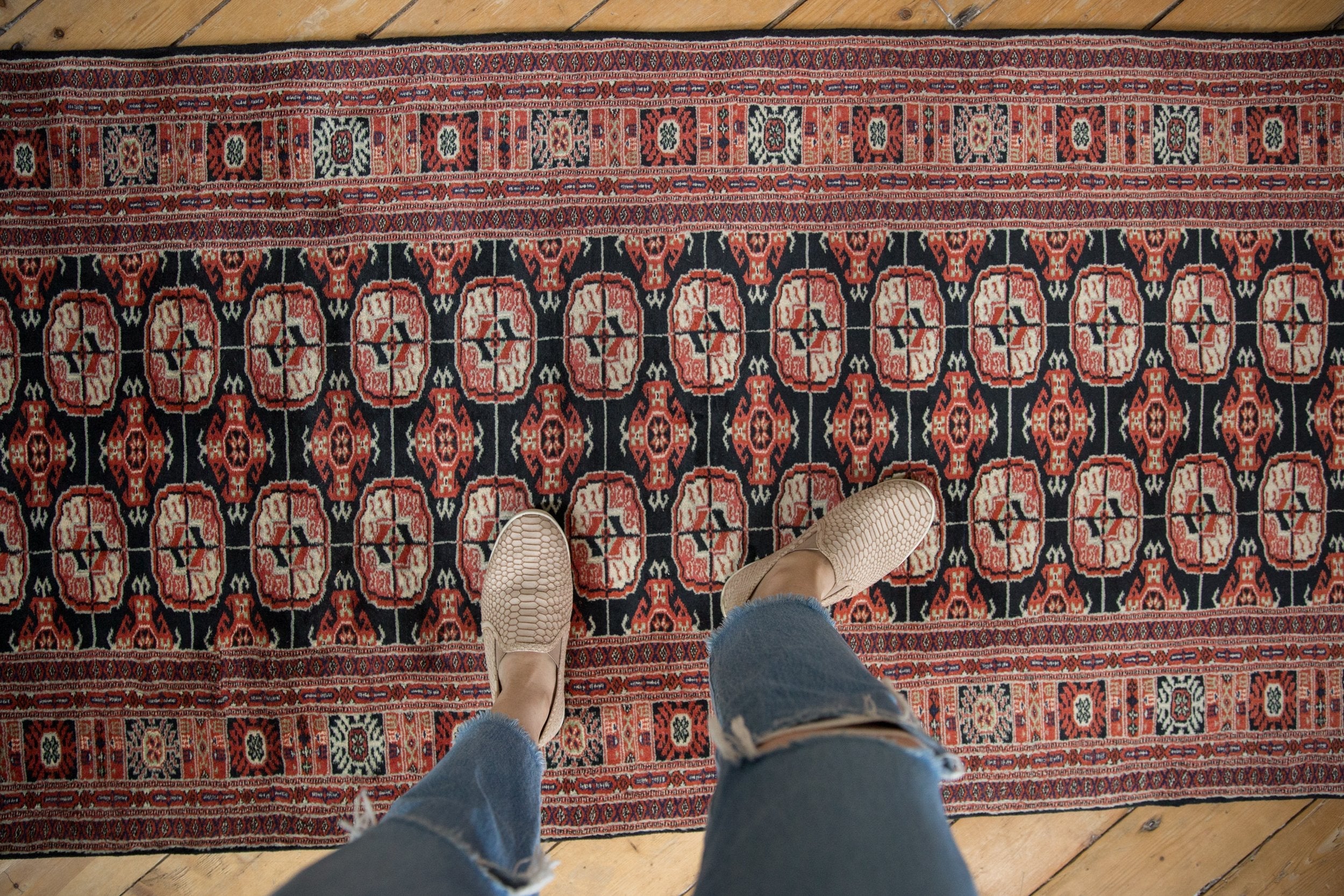 3x20 Vintage Fine Bokhara Rug Runner by Old New House® - product image 2 for Resin Society