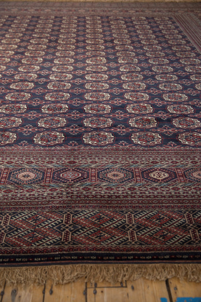 12x12.5 Vintage Fine Bokhara Square Carpet by Old New House® - product image 4 for Resin Society