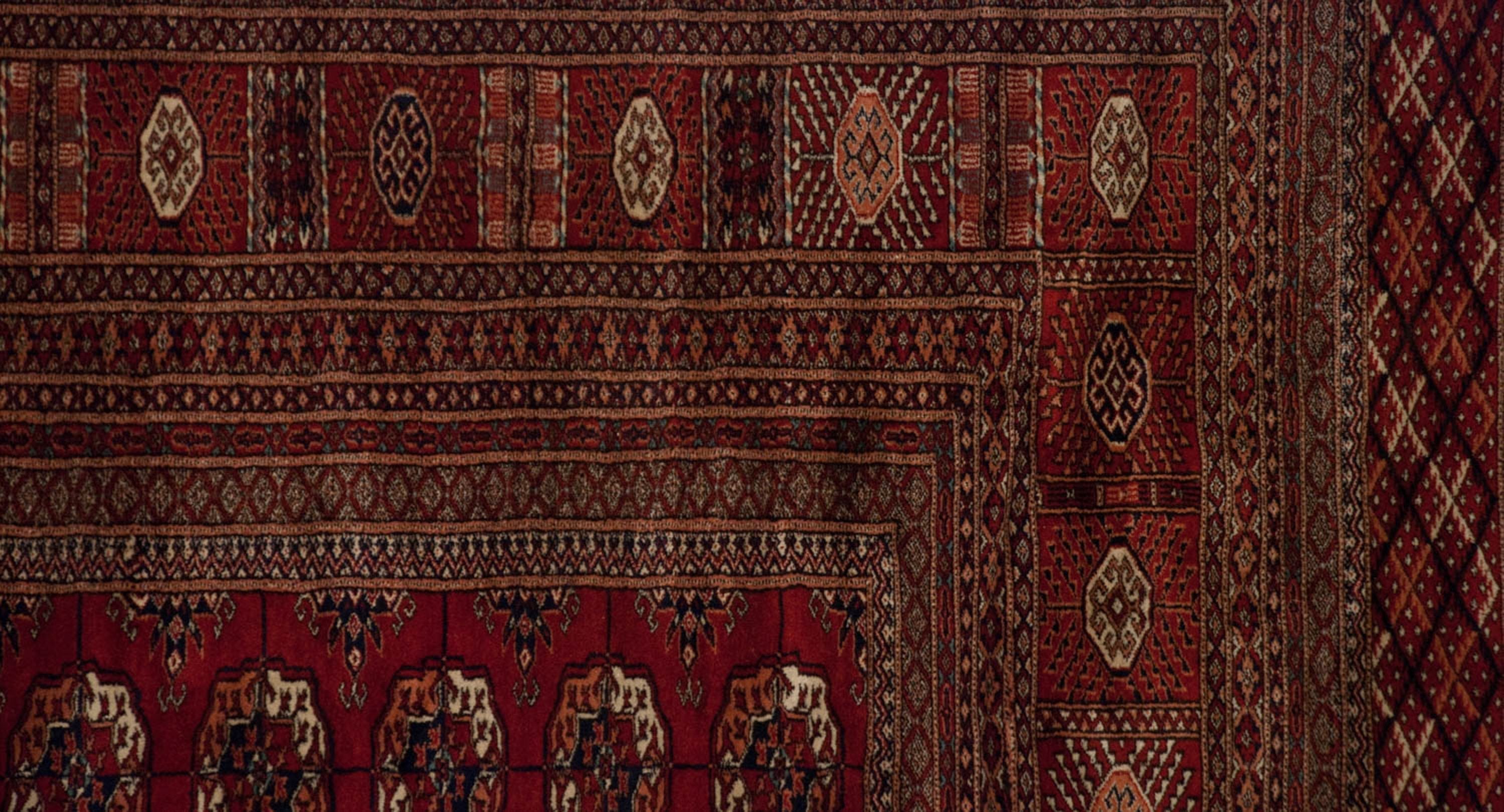 13x19.5 Vintage Fine Bokhara Carpet by Old New House® - product image 7 for Resin Society