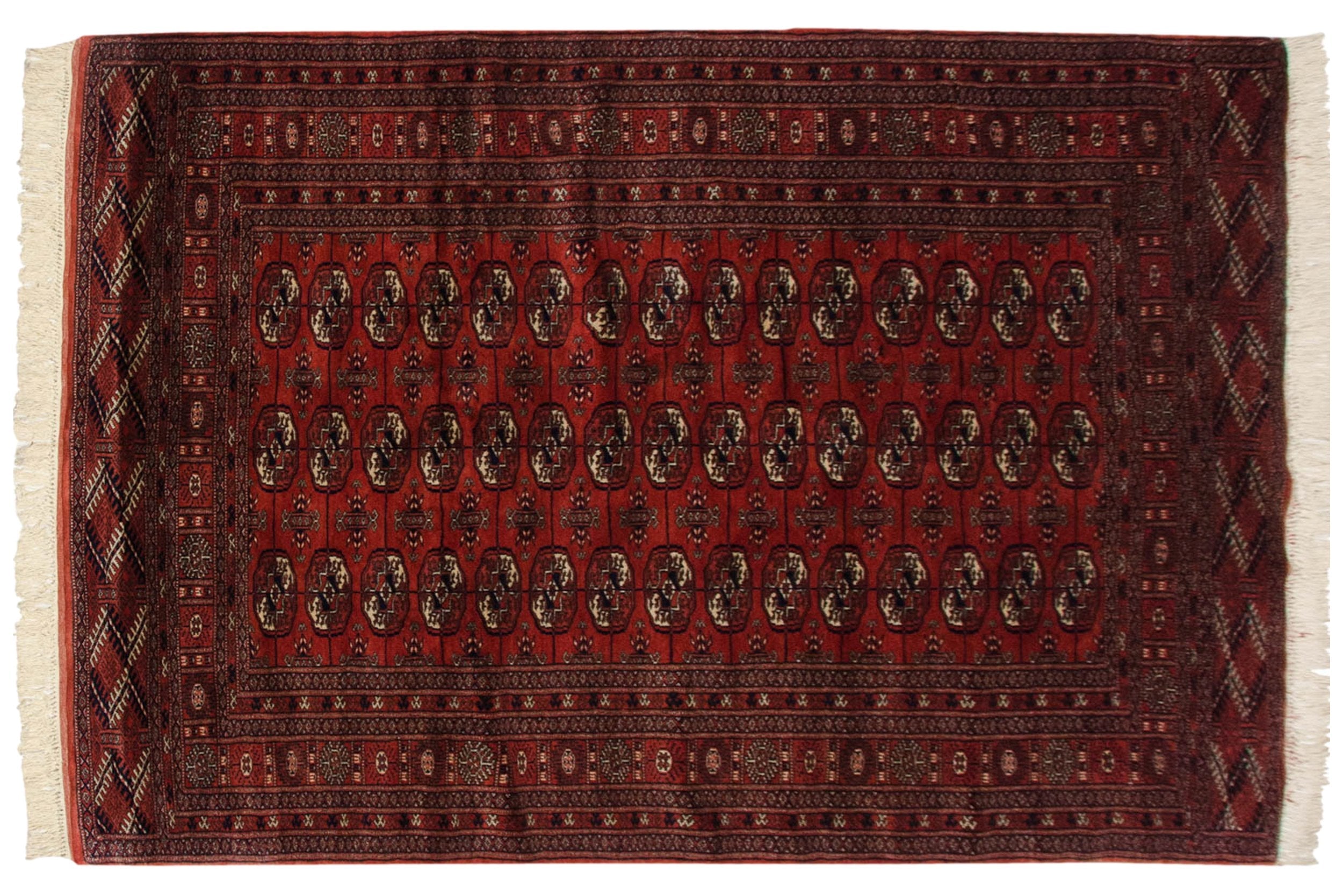 4x6.5 Vintage Fine Bokhara Rug by Old New House® - main product image for Resin Society
