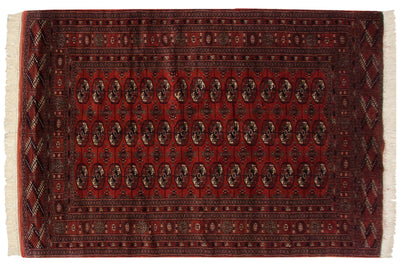 4x6.5 Vintage Fine Bokhara Rug by Old New House® - main product image for Resin Society