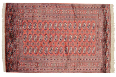 4x6.5 Vintage Fine Bokhara Rug by Old New House® - product image 2 for Resin Society