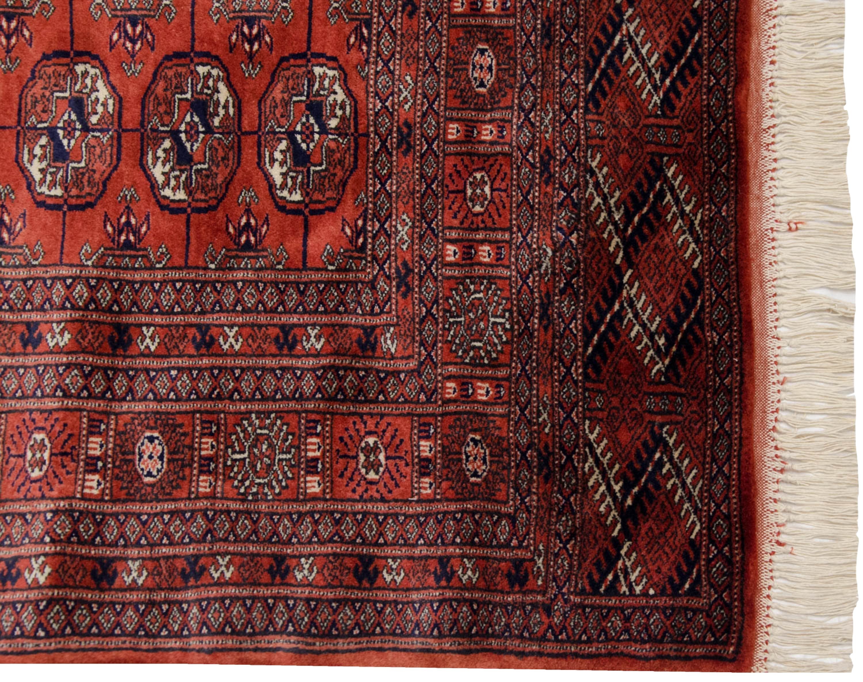 4x6.5 Vintage Fine Bokhara Rug by Old New House® - product image 5 for Resin Society