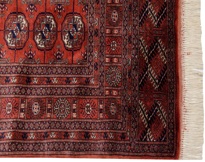 4x6.5 Vintage Fine Bokhara Rug by Old New House® - product image 5 for Resin Society