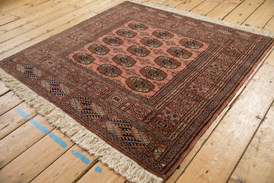 4x4 Vintage Fine Bokhara Square Rug by Old New House® - product image 8 for Resin Society