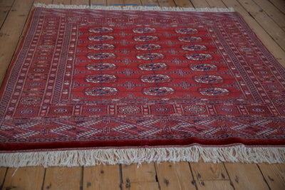 5x5 Vintage Fine Bokhara Square Rug by Old New House® - product image 5 for Resin Society